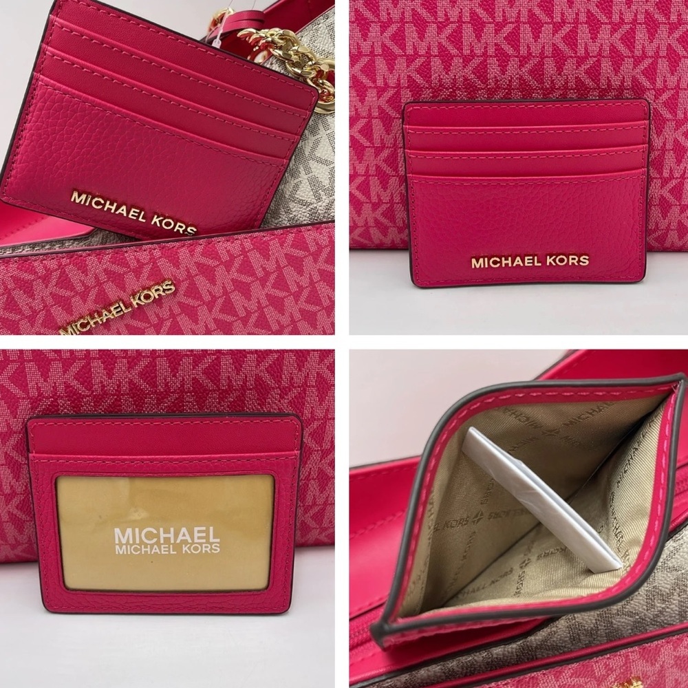 MICHAEL KORS
Large Pebbled Leather Card Holder Case
Electric Pink
NWT